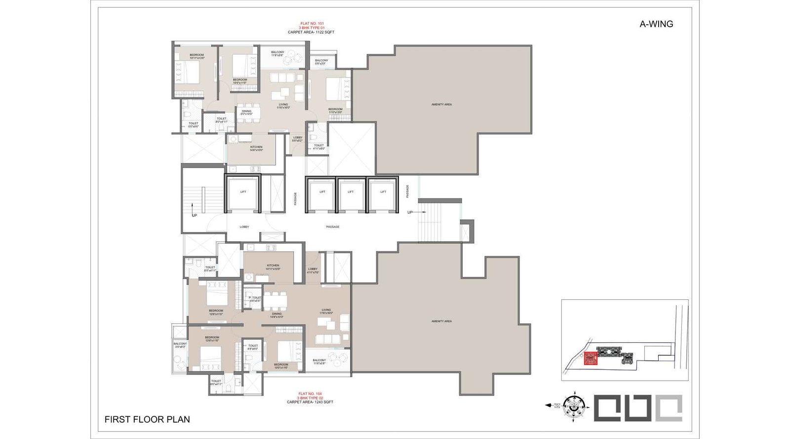 Shankeshwar-Kingsland-Ala-Carte-Homes-Floor-Plan-First-A-Wing